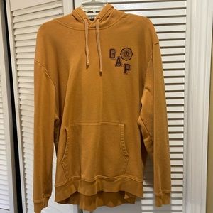 Men’s GAP hoodie, XL, gold/mustard color, good used condition